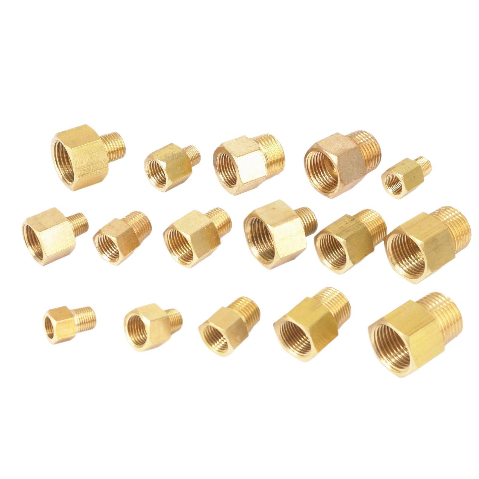 Compression Fitting Brass - Female ke Male 1/8 