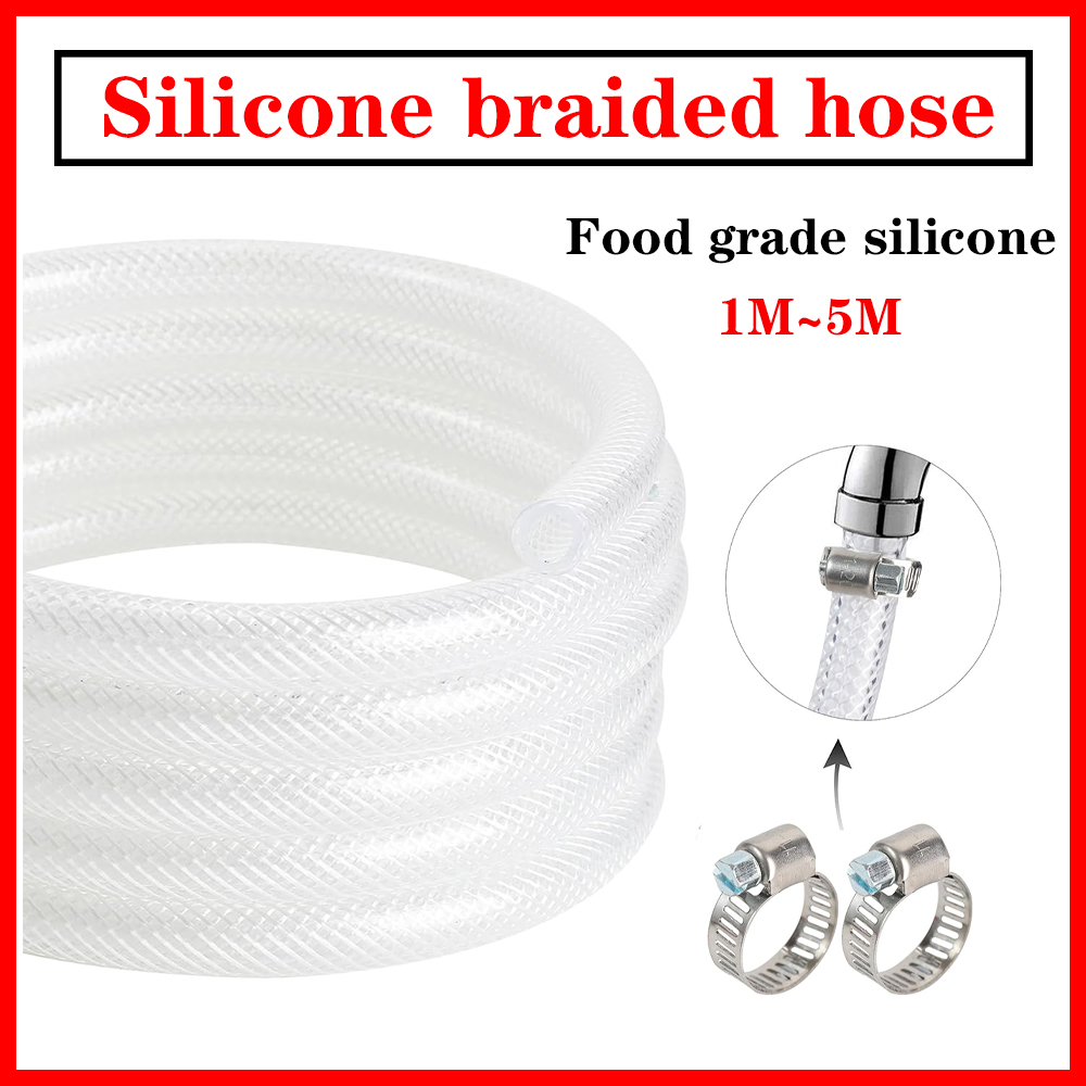 Tabung vinil PVC bening kepang - Flexible Hose Braided ulasan dan harga