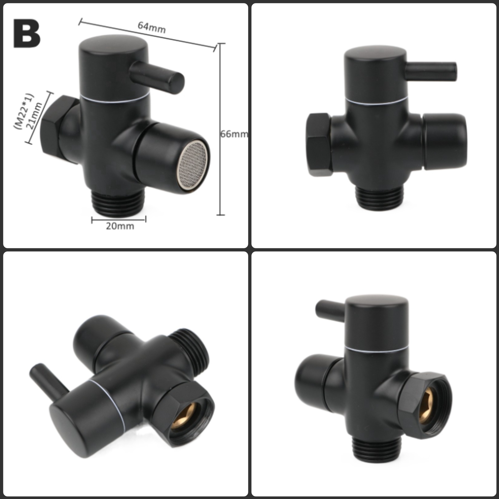Adaptor Lengan Pancuran Kuning - Shower Valve Cartridge ulasan dan harga
